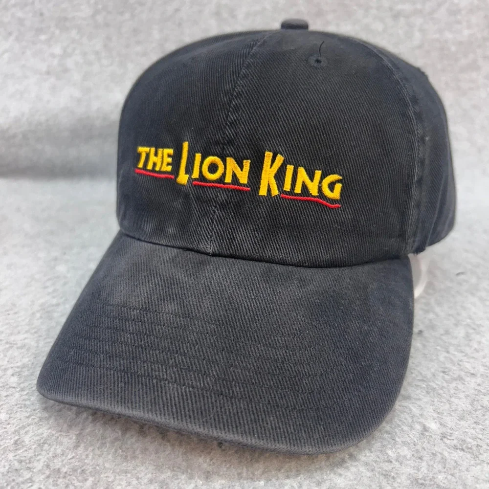 The Lion King Adult Black Disney Broadway Musical VIP Embroidered Hat OSFM